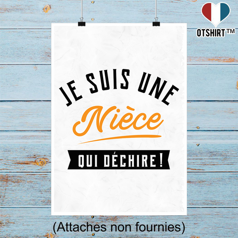 Affiche une nièce qui déchire