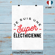 Affiche une super électricienne