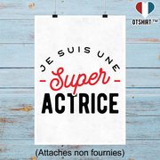 Affiche une super actrice