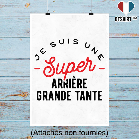 Affiche une super arrière grande tante