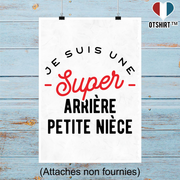 Affiche une super arrière petite nièce