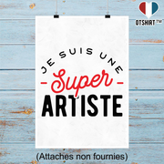 Affiche une super artiste
