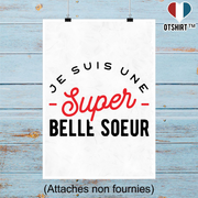 Affiche une super belle soeur