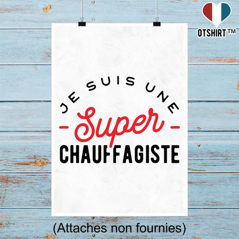 Affiche une super chauffagiste