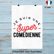 Affiche une super comédienne