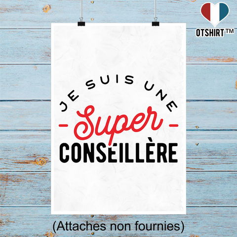 Affiche une super conseillère