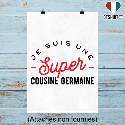 Affiche une super cousine germaine