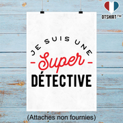 Affiche une super détective