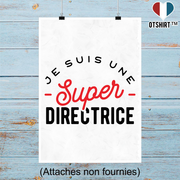 Affiche une super directrice