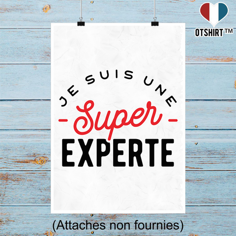 Affiche une super experte