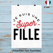 Affiche une super fille
