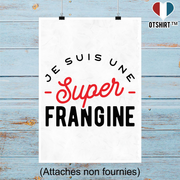 Affiche une super frangine