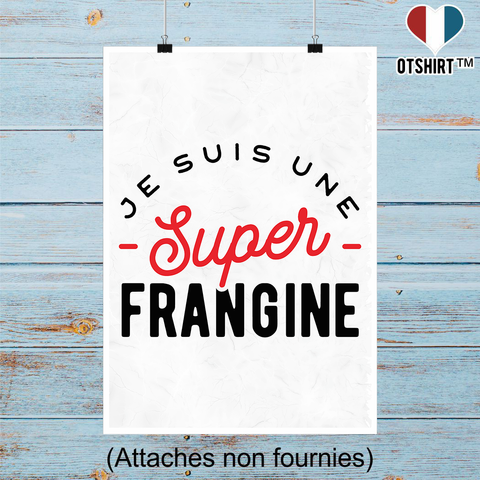 Affiche une super frangine