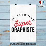 Affiche une super graphiste