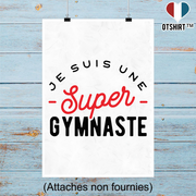 Affiche une super gymnaste