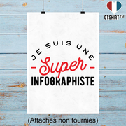 Affiche une super infographiste