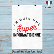 Affiche une super informaticienne