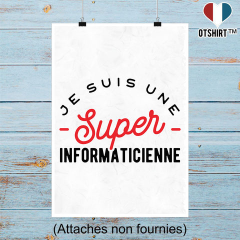 Affiche une super informaticienne