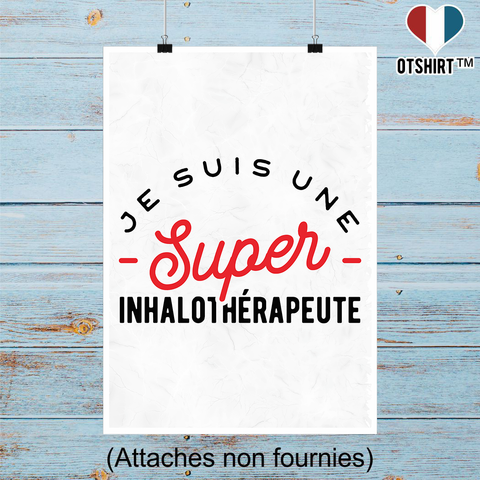 Affiche une super inhalothérapeute