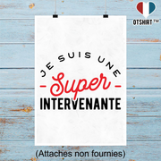 Affiche une super intervenante