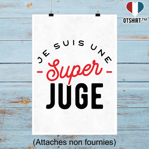 Affiche une super juge