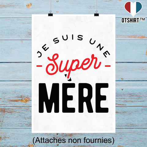 Affiche une super mère