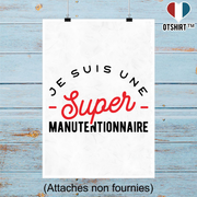 Affiche une super manutentionnaire