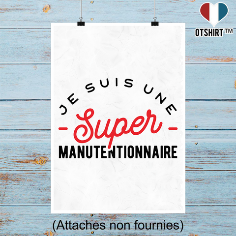 Affiche une super manutentionnaire