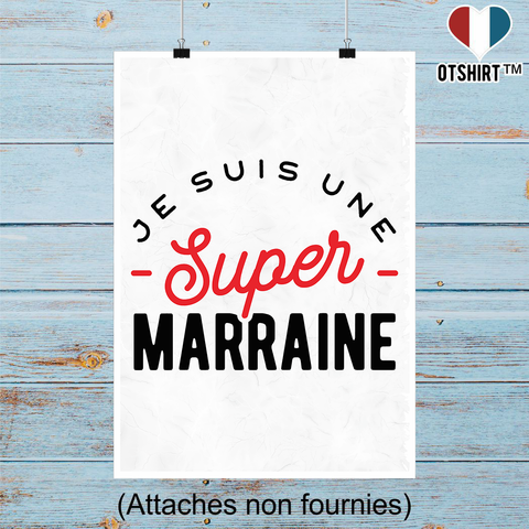 Affiche une super marraine