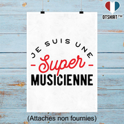 Affiche une super musicienne