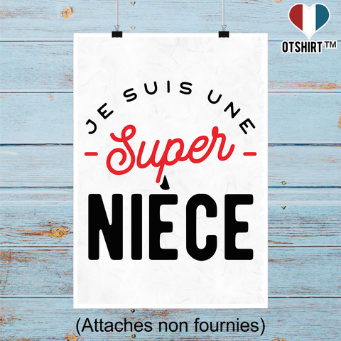 Affiche une super nièce