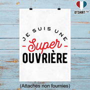 Affiche une super ouvrière