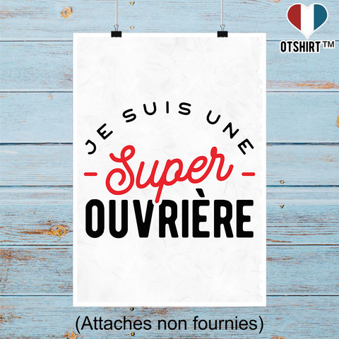 Affiche une super ouvrière