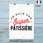 Affiche une super pâtissière