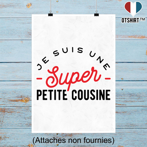 Affiche une super petite cousine
