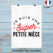 Affiche une super petite nièce