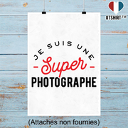 Affiche une super photographe