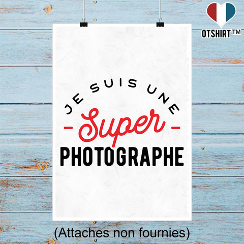 Affiche une super photographe