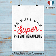 Affiche une super physiothérapeute