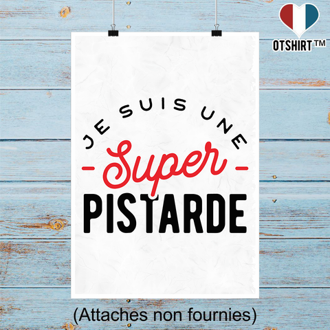 Affiche une super pistarde