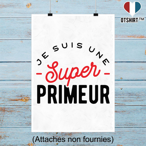 Affiche une super primeur