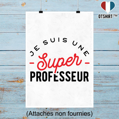 Affiche une super professeur