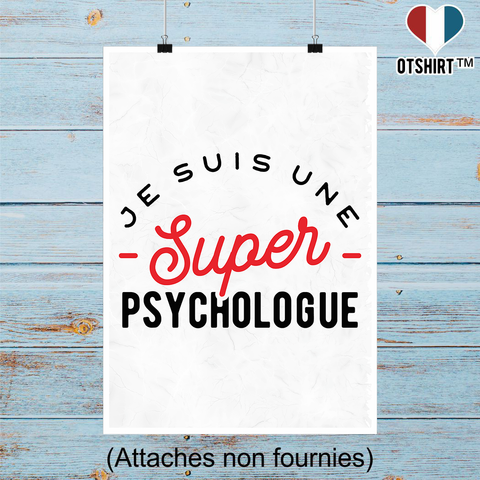 Affiche une super psychologue