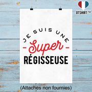 Affiche une super régisseuse