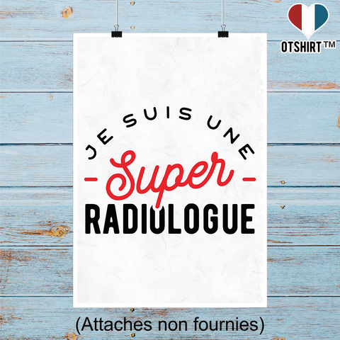 Affiche une super radiologue