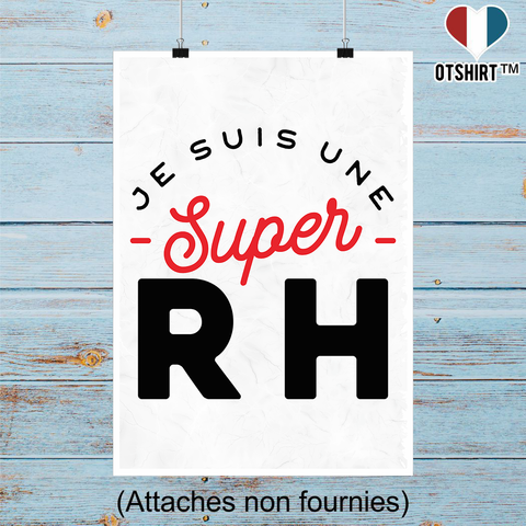 Affiche une super rh