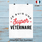 Affiche une super vétérinaire