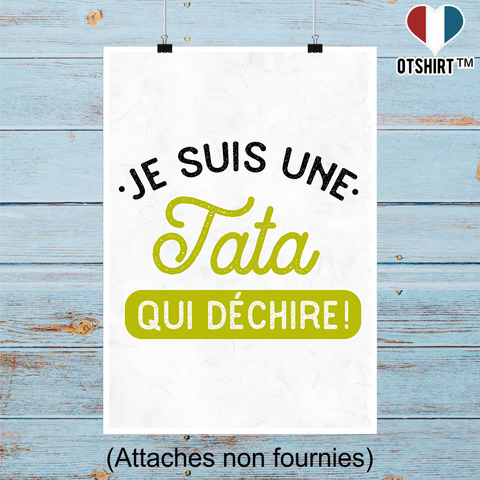 Affiche une tata qui déchire