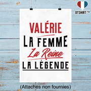 Affiche valérie la femme la reine la légende