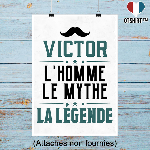 Affiche victor l'homme le mythe la légende